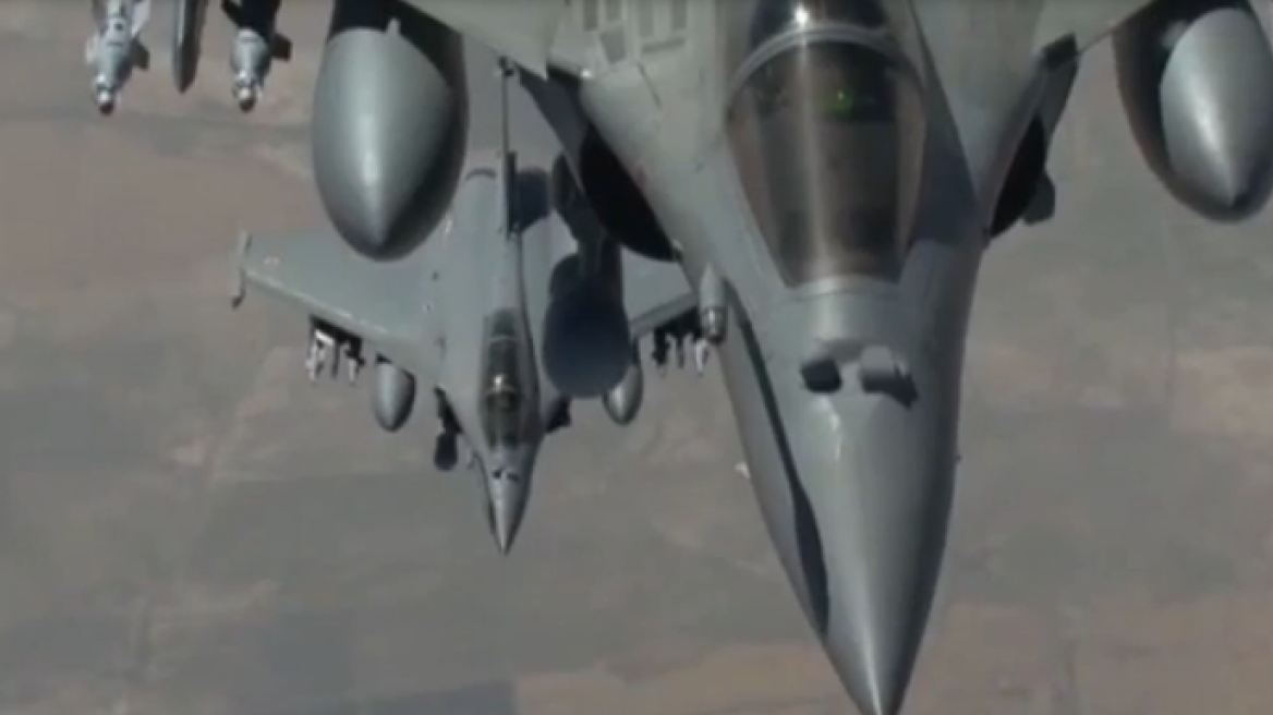 Βίντεο: Γαλλικά αεροσκάφη βομβαρδίζουν στόχους των τζιχαντιστών στο Ιράκ